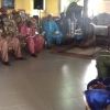 The Wocon Team (kneeling) Taking Pictures with High Chief Dr. Owheton Ahunbe II