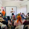 A Libya returnee recounting his sad experience at the Awareness raising collaboration programme